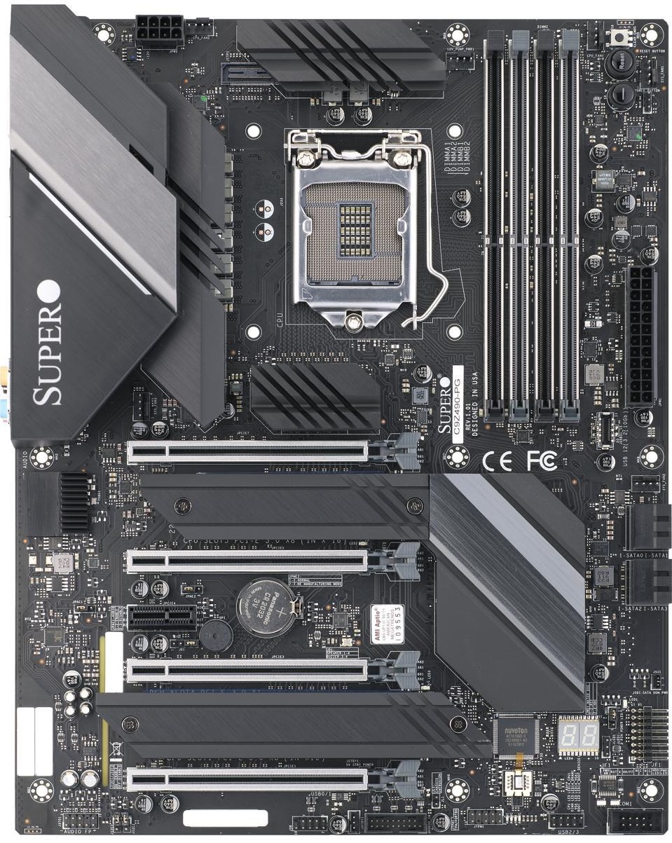 Visual Inspection - Supermicro C9Z490-PGW Motherboard Review 